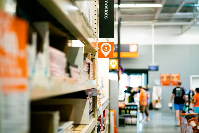 a store filled with lots of shelves filled with items