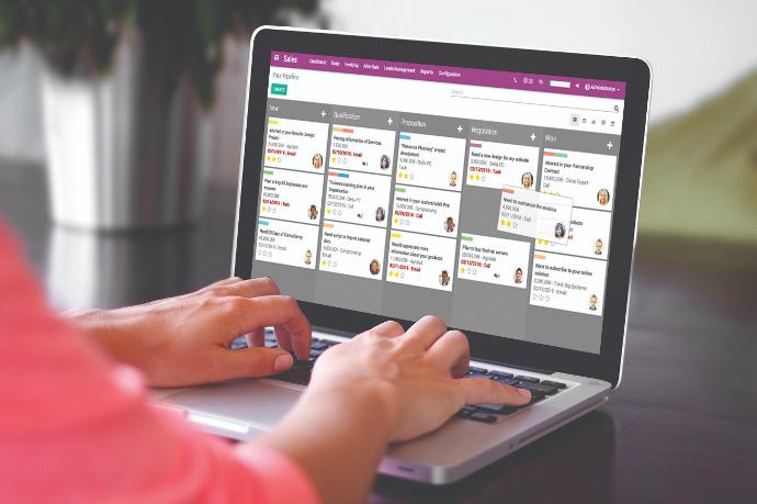 CRM system in Odoo